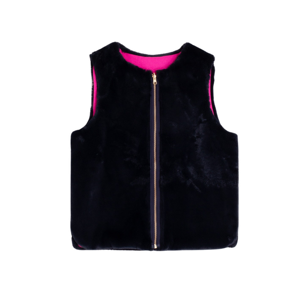 Vilagallo Reversible Fur Vest