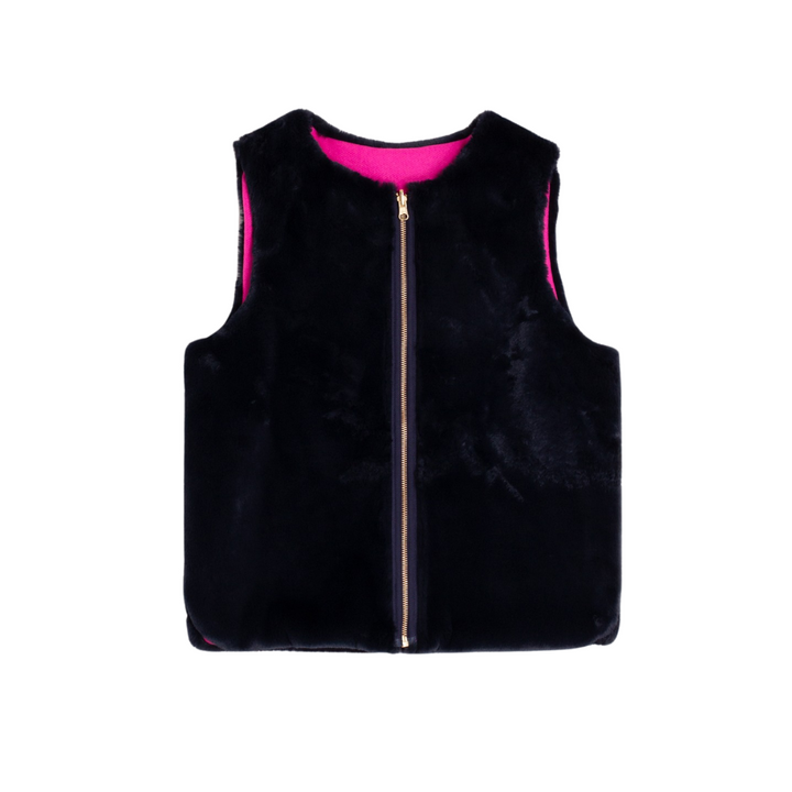 Vilagallo Reversible Fur Vest