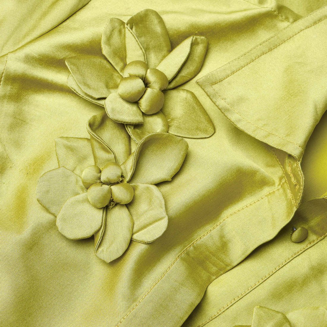 Theia Vada Taffeta Shirt Dress