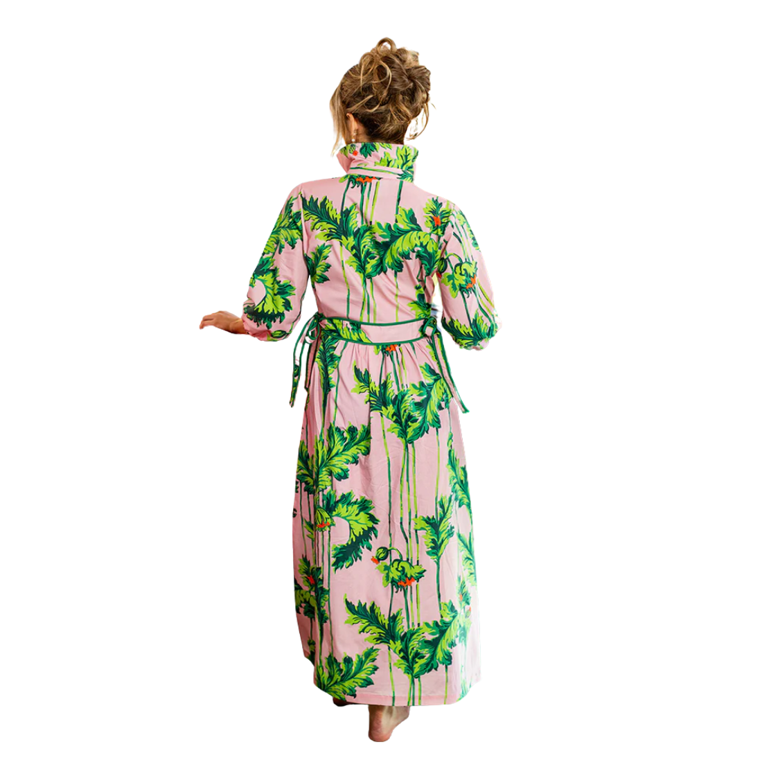 House of MBR Birdie Maxi Dress Pink Regency