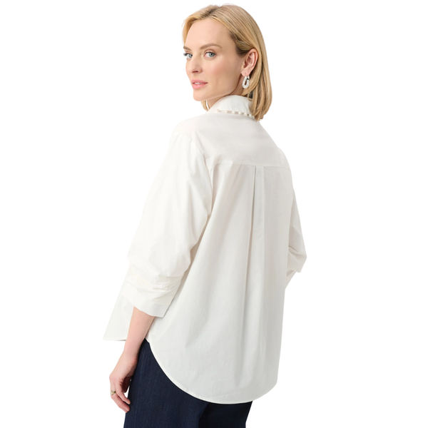 Joseph Ribkoff Pearl Trim Blouse