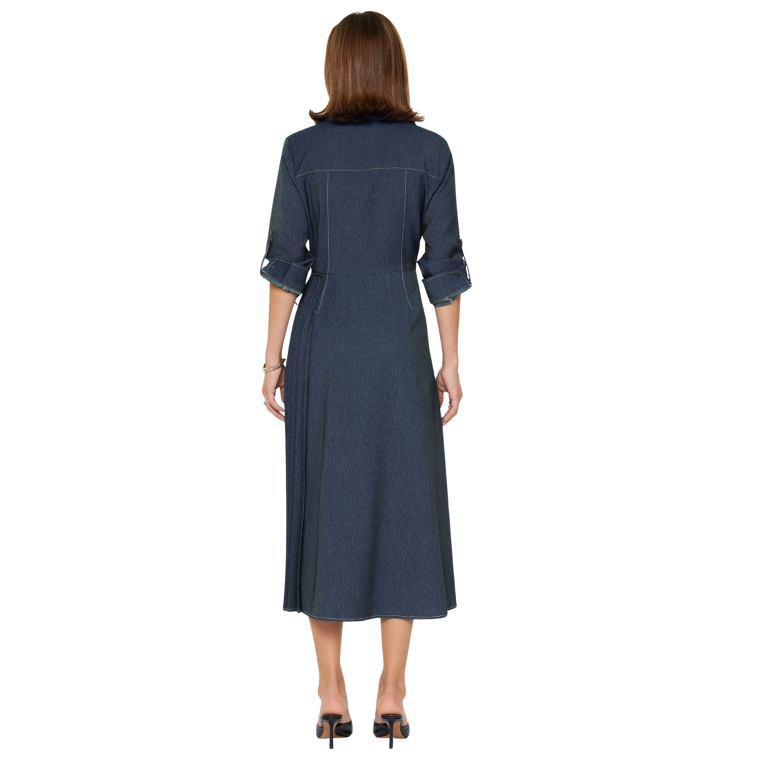 Dasher Denim Wrap Dress