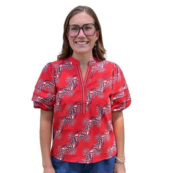 Maude Vivante Raya Top Patriotic