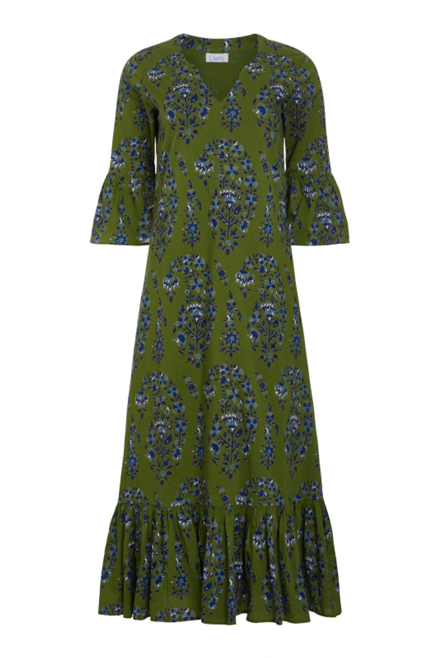 Livro Orchard Dress Floral Paisley