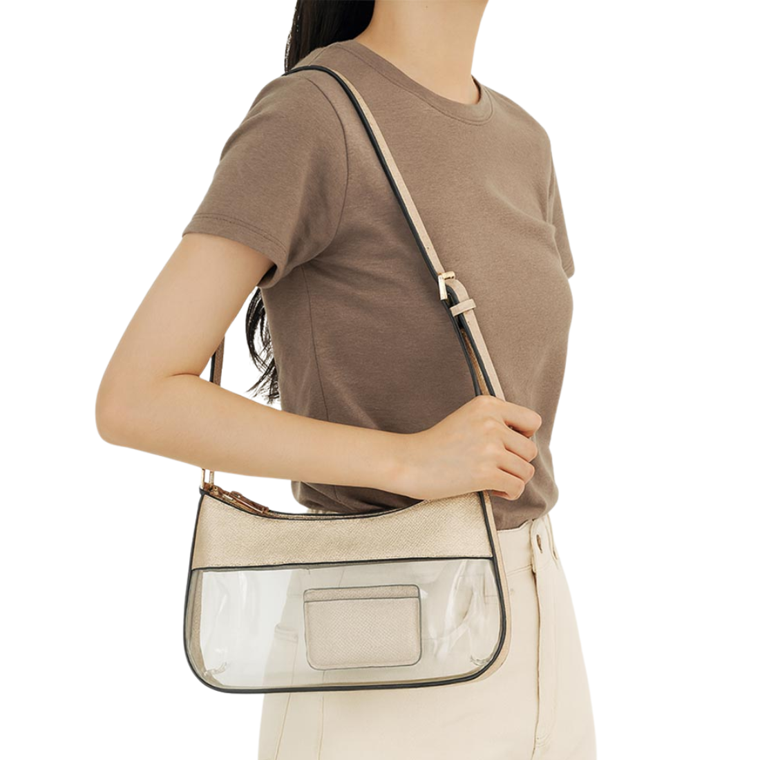 Sarah Shoulder Clear Bag