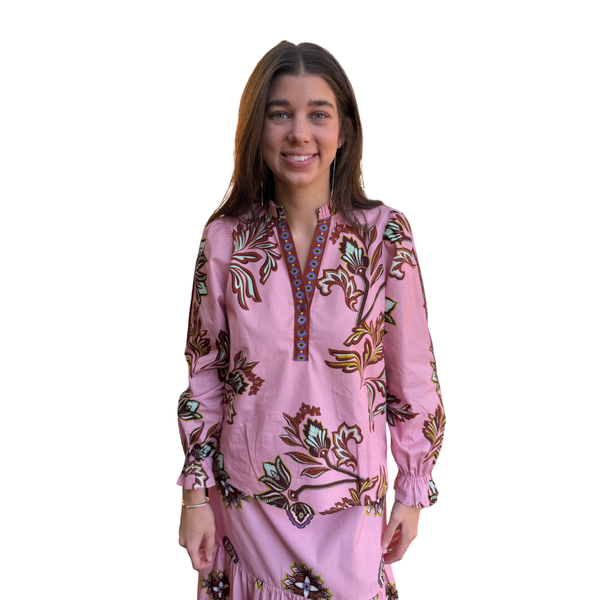 Maude Vivante Ashley Top Floral Motif