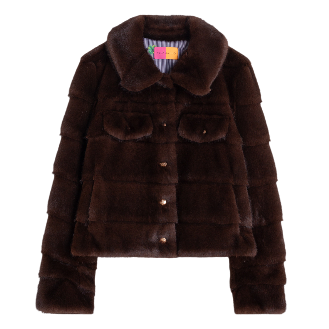 Vilagallo Fur Bomber Jacket