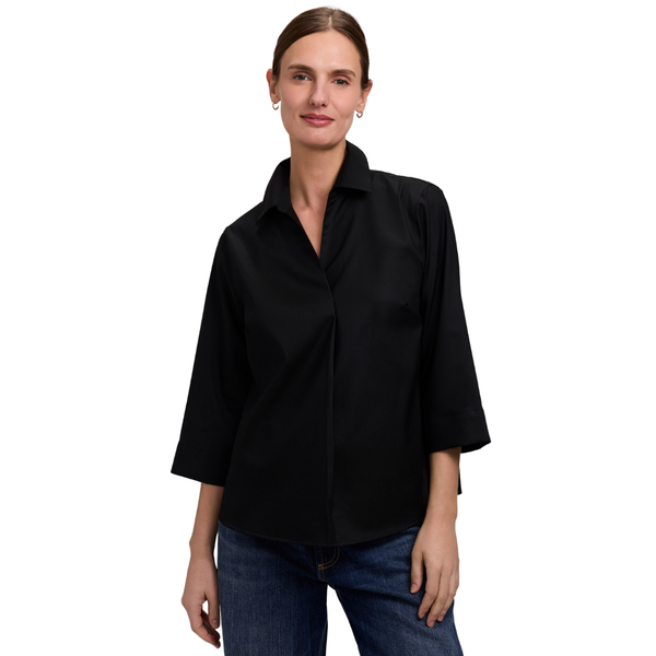 Foxcroft Cleo Popover Top