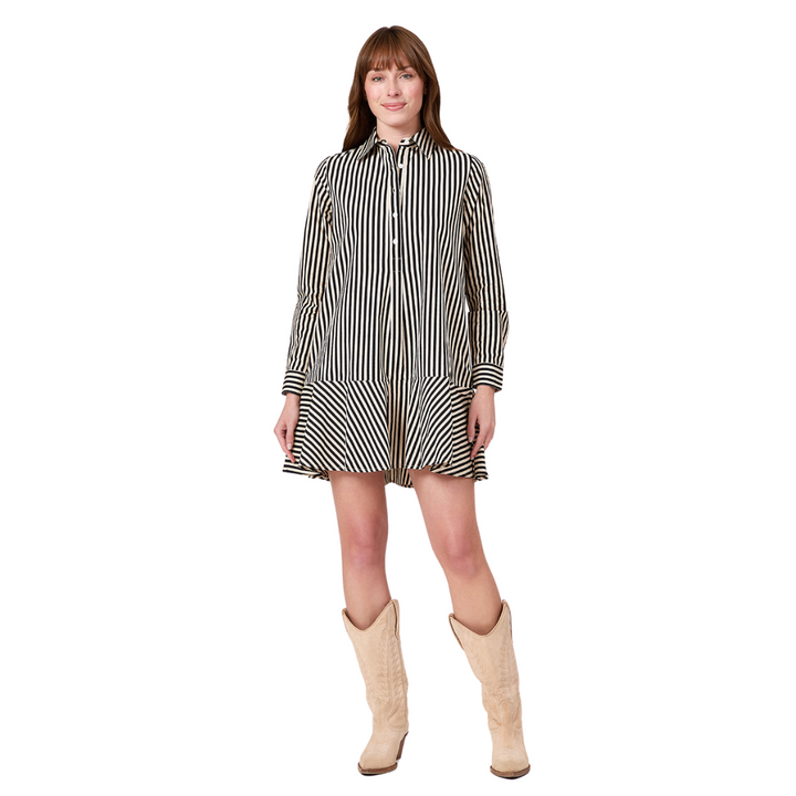 Livro Polly Dress Ganache Pinstripe