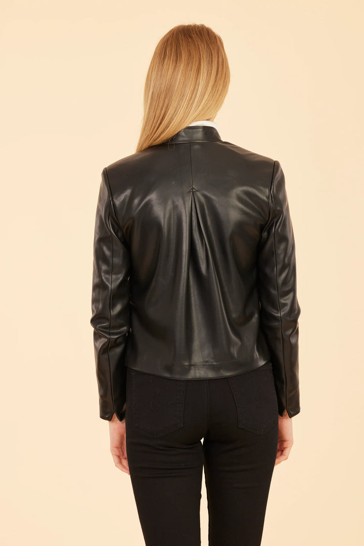 Dolce Cabo Tailored Faux Leather Blazer