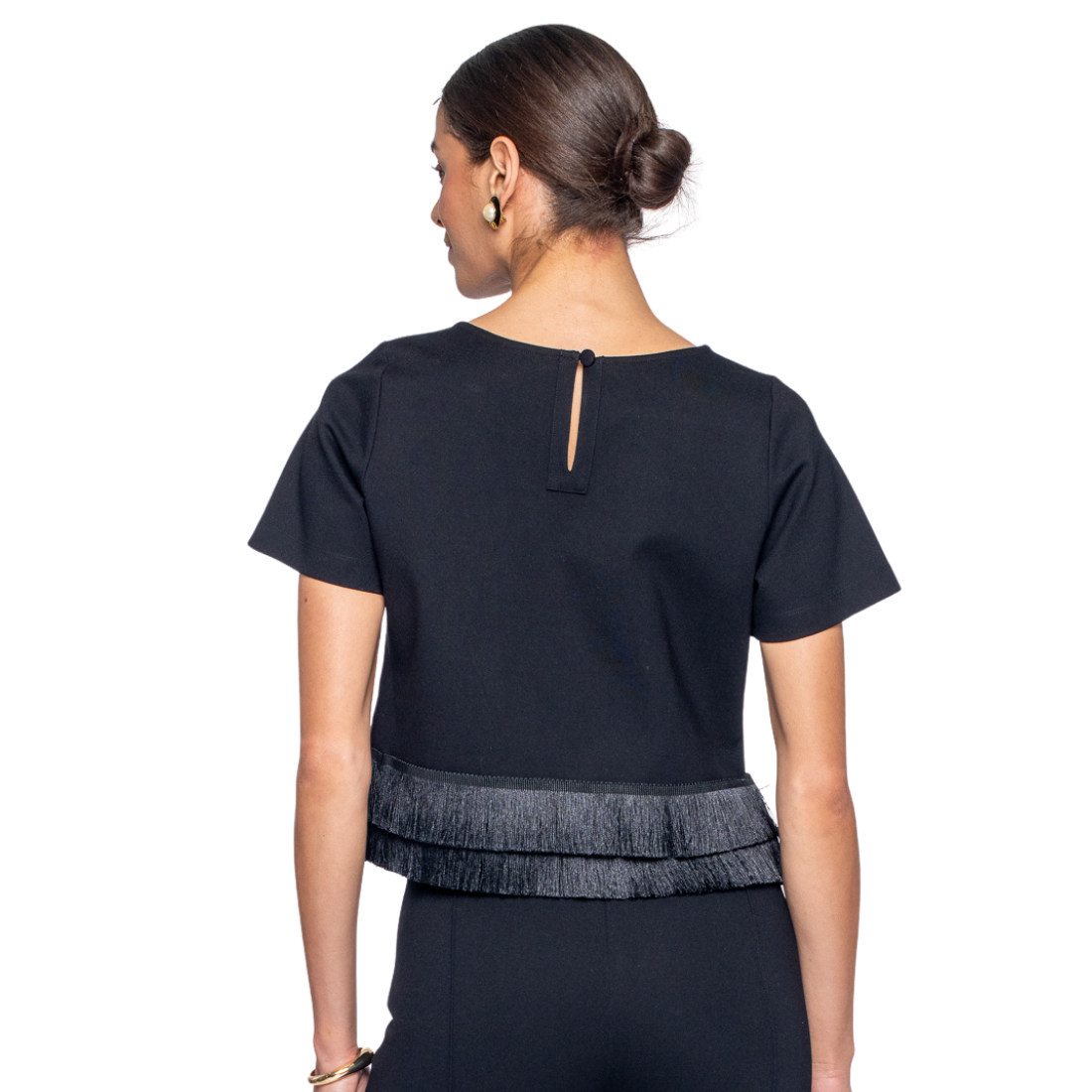 Elizabeth James Tess Fringe Top