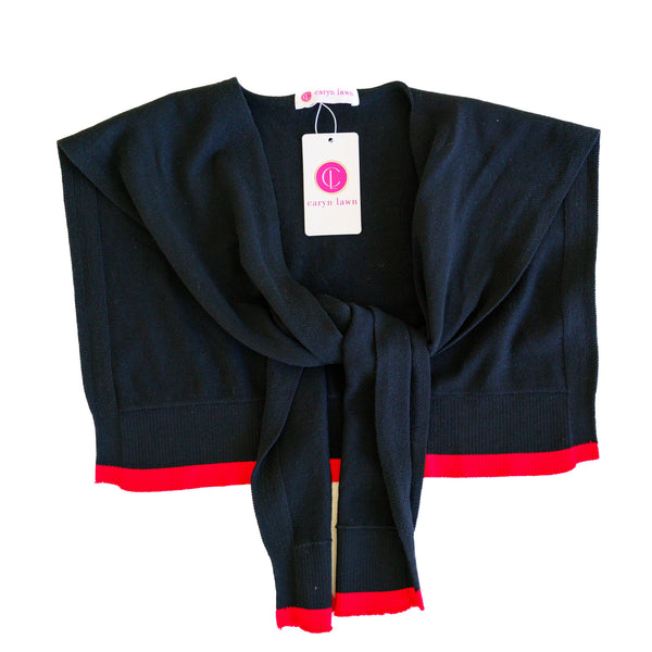 Caryn Lawn Caryn Cardi Red & Black