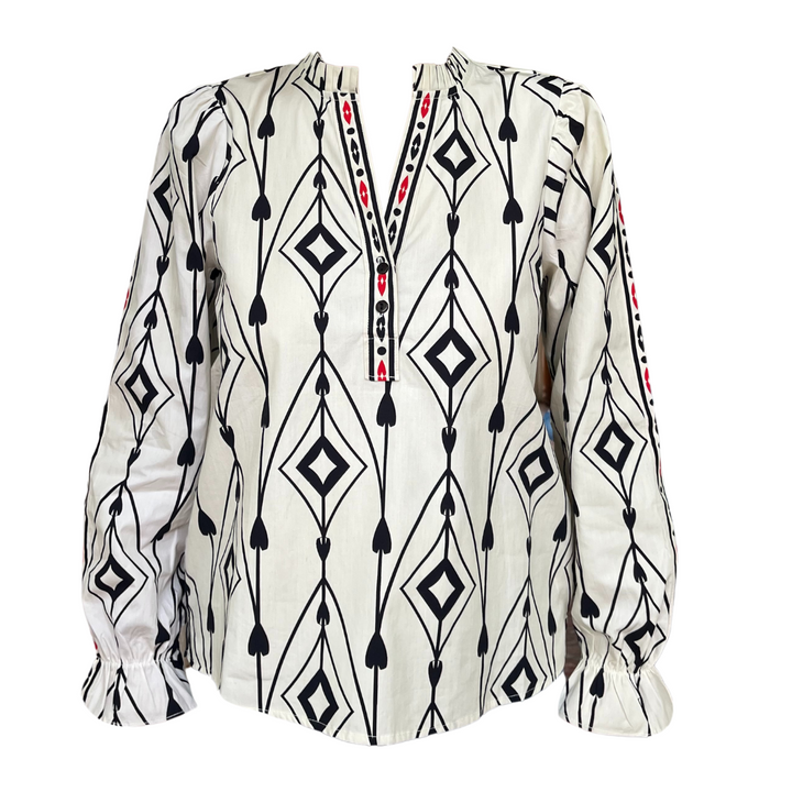 Maude Vivante Ashley Top Arrow Motif