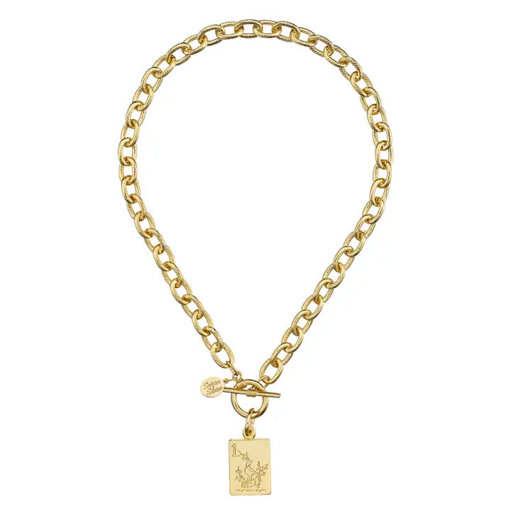 Susan Shaw Mahjong Toggle Necklace