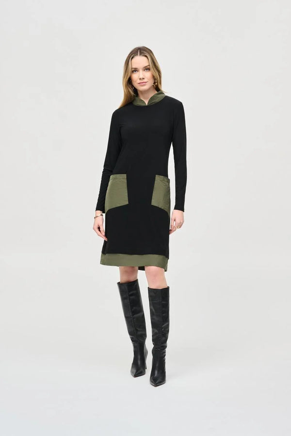 Jospeh Ribkoff Black/Iguana Dress