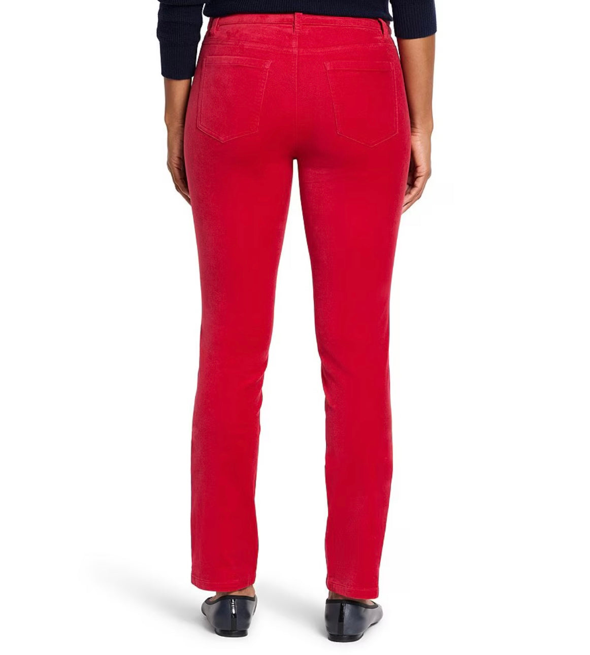 Nic + Zoe Velvet Ankle Pant Amaryllis