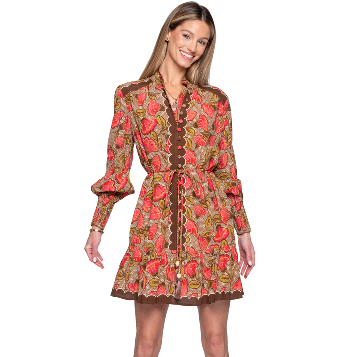 Elizabeth James Brynn Dress Fan Toss