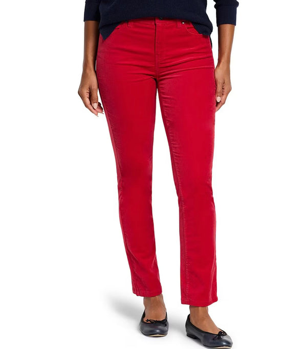 Nic + Zoe Velvet Ankle Pant Amaryllis