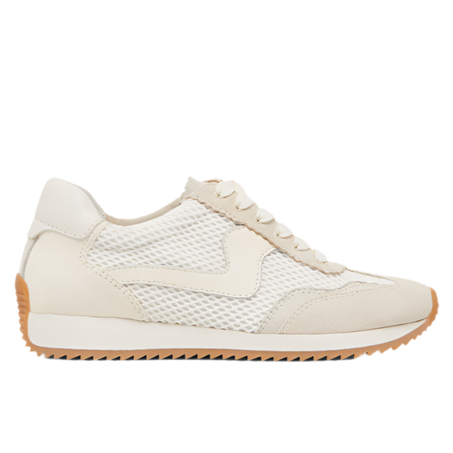 Dolce Vita White Woven Mesh Sneaker