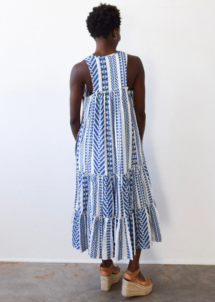 Never A Wallflower Tiered Dress India Handloom