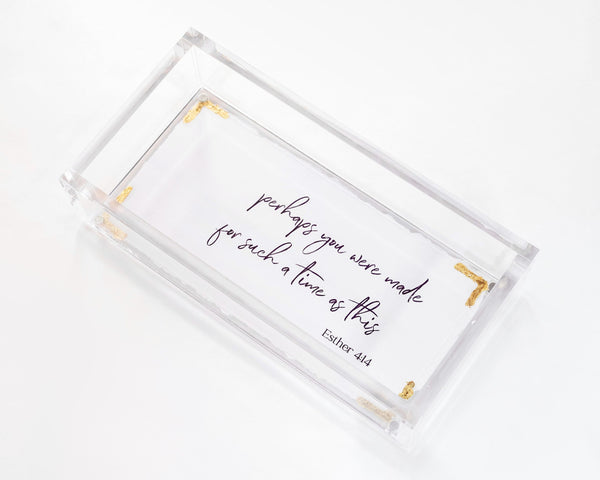 Eva Belle Acrylic Vanity Tray