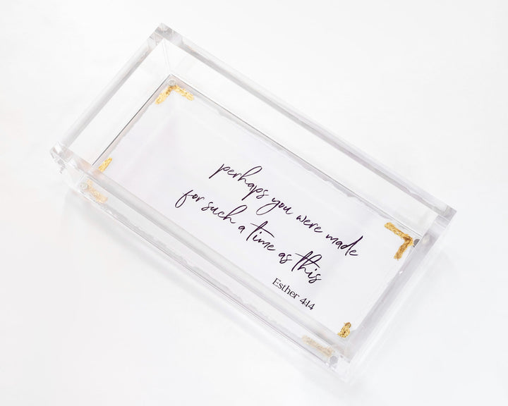Eva Belle Acrylic Vanity Tray