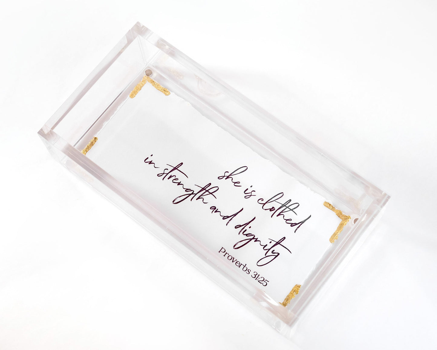 Eva Belle Acrylic Vanity Tray