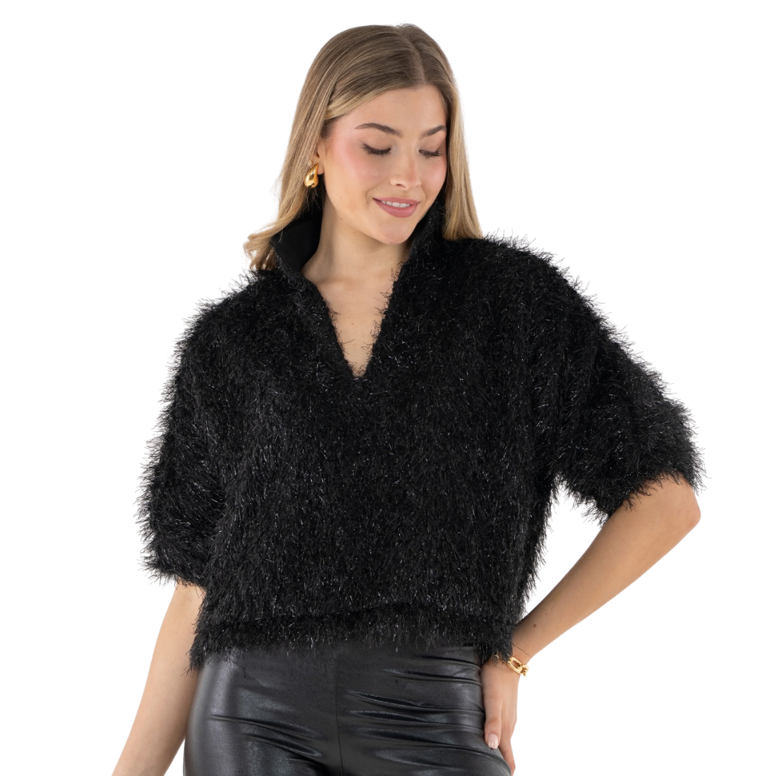 Emily McCarthy Estelle Top Feather Fringe