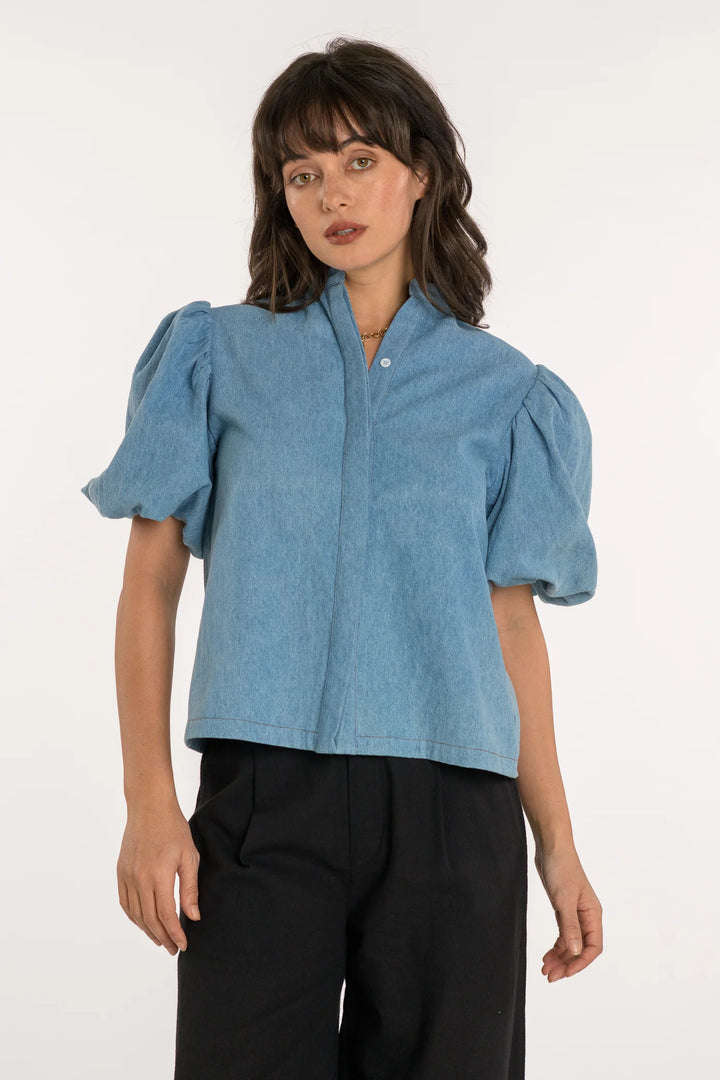 Elizabeth James Edie Top Denim