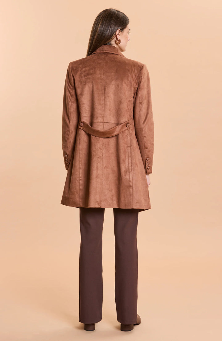 Tyler Boe Jordan Suede Jacket Saddle