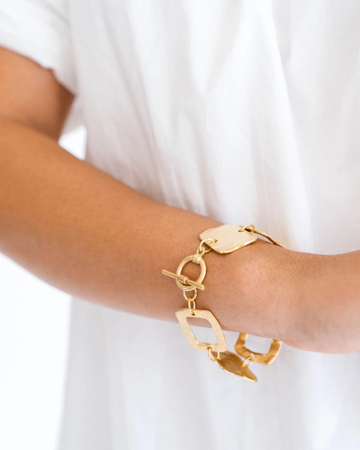 Susan Shaw Square Links Bracelet
