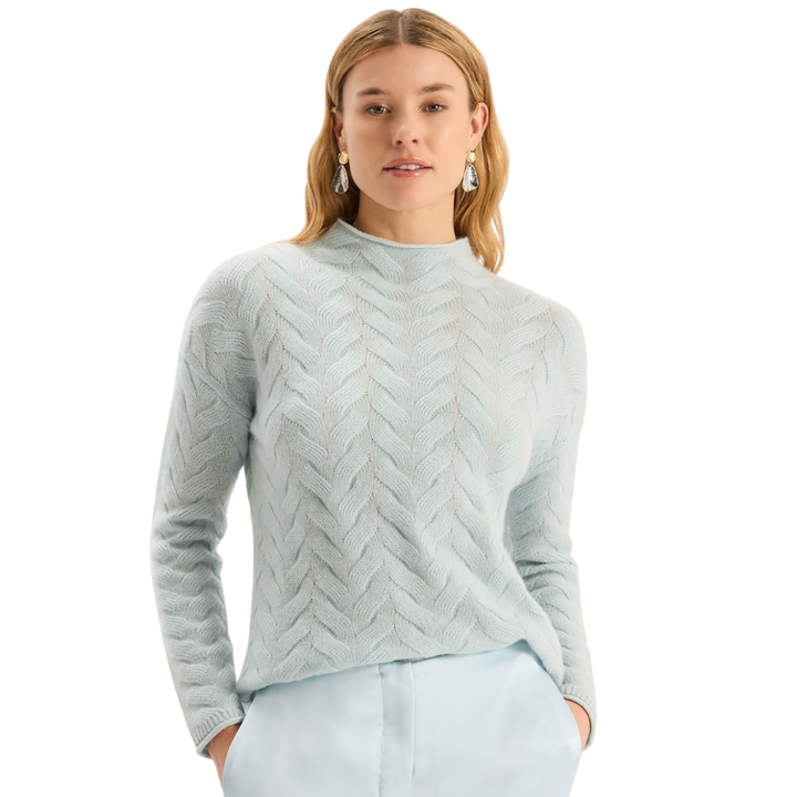Tyler Boe Gracie Cashmere Basketweave Sweater
