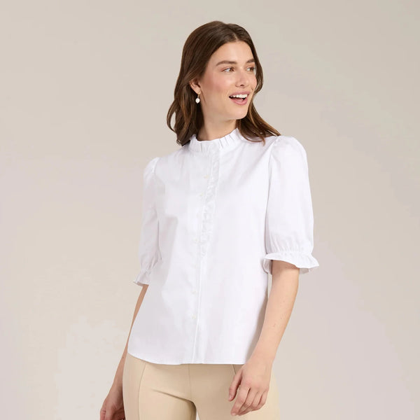 Tyler Boe Gwen Ruffle Collar Blouse