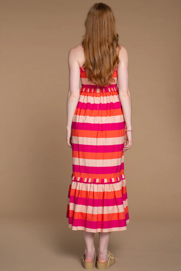 Olivia James Jane Dress Bellini Stripe