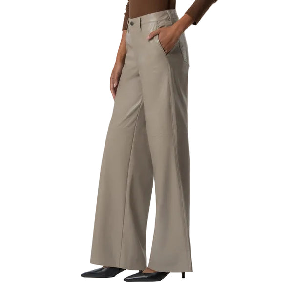 KUT Maya Wide Leg Leather Pant