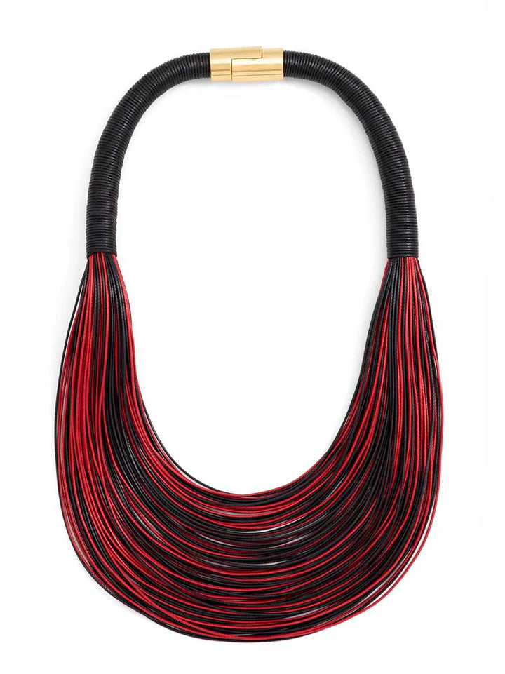 Leather Rope Collar Necklace