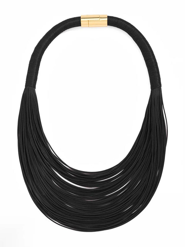 Leather Rope Collar Necklace