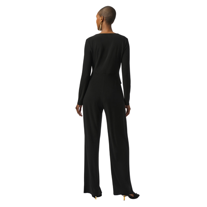 Joseph Ribkoff Silky Knit Wide-Leg Jumpsuit