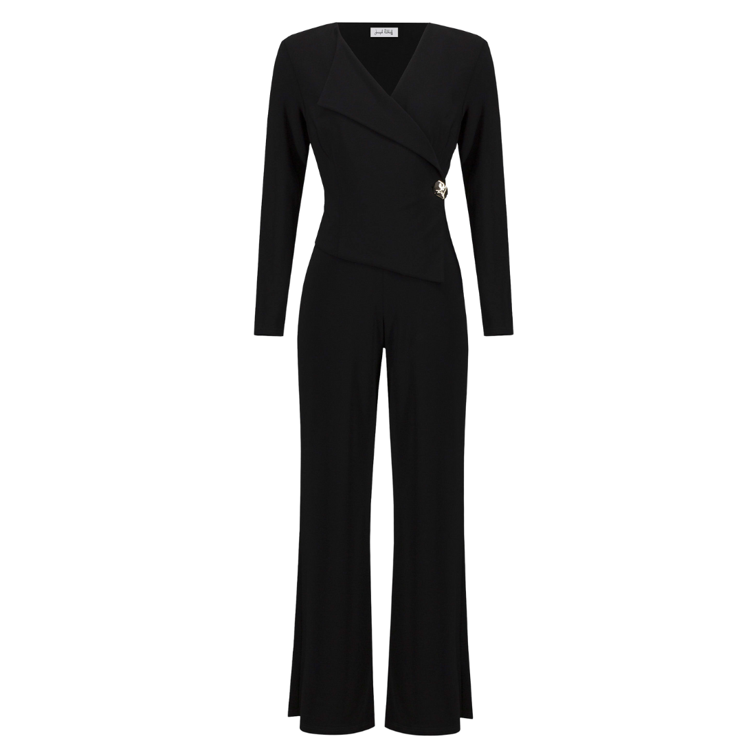 Joseph Ribkoff Silky Knit Wide-Leg Jumpsuit
