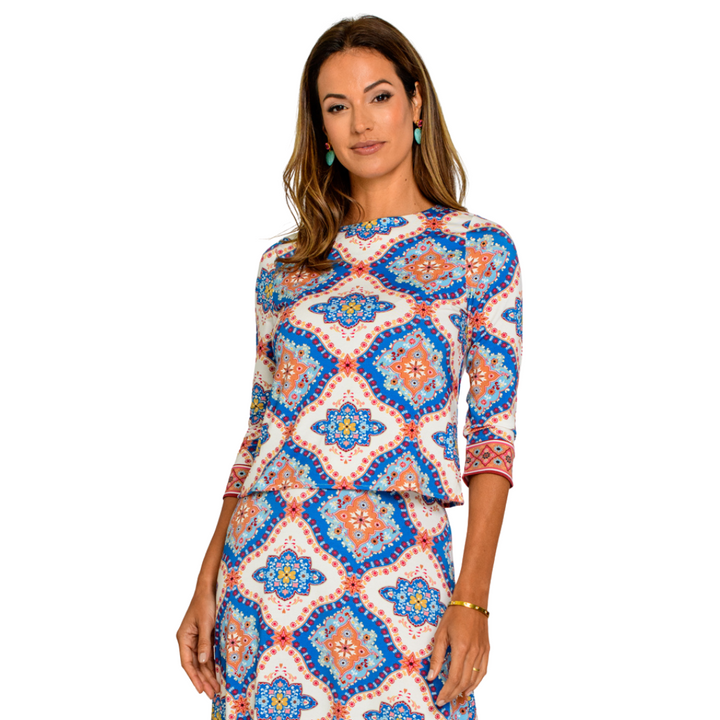 Elizabeth James Juliette Top Patchwork