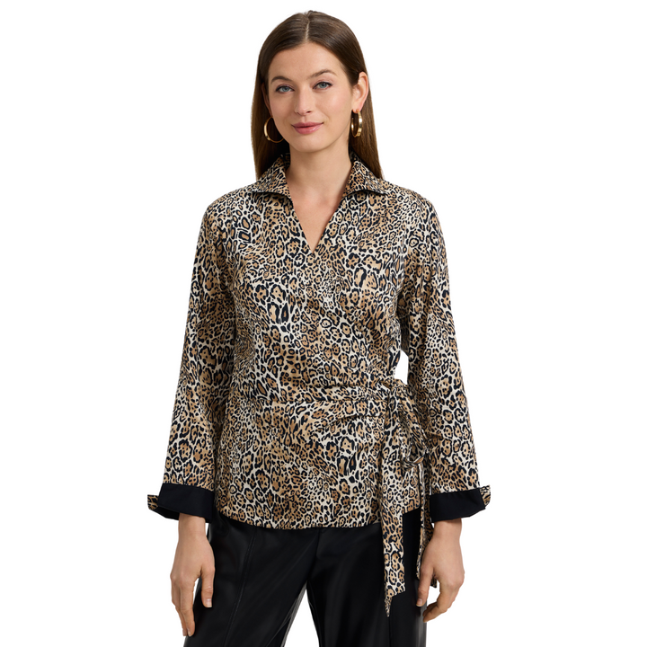 Foxcroft Salina Shirt Cheetah