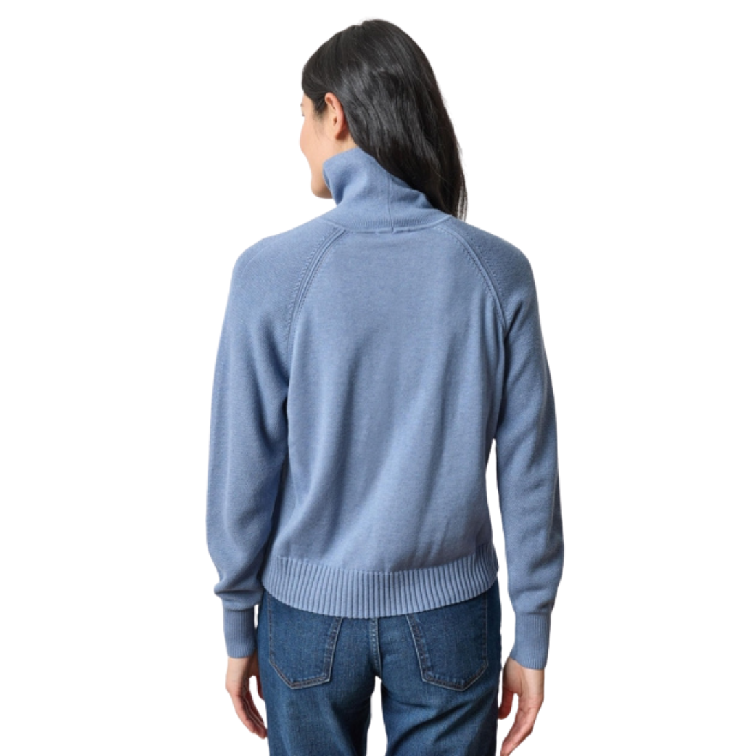 Lilla P Relaxed Turtleneck Sweater