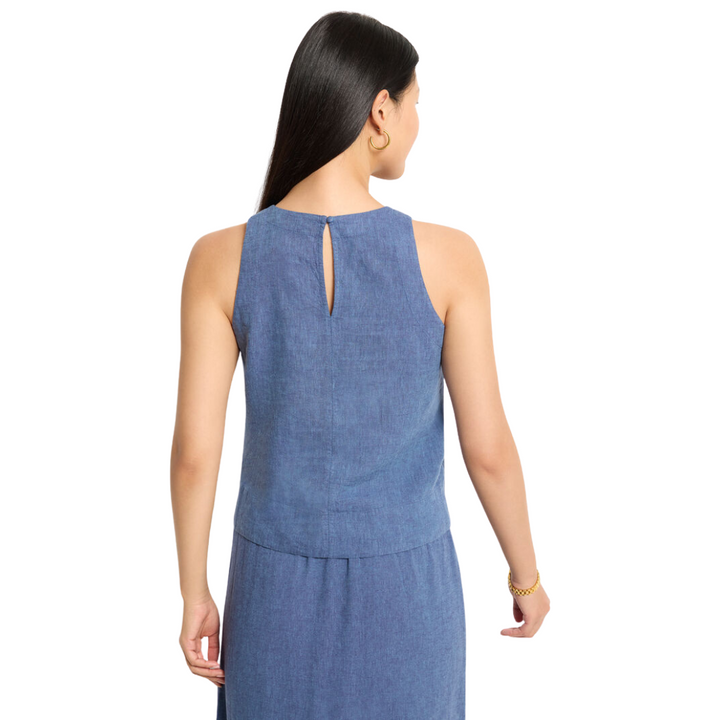 Nic + Zoe Rumba Linen Pop On Tank