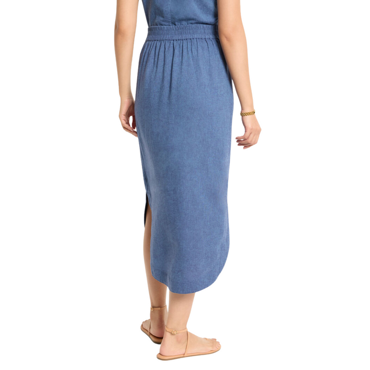 Nic + Zoe Rumba Linen Dip Skirt