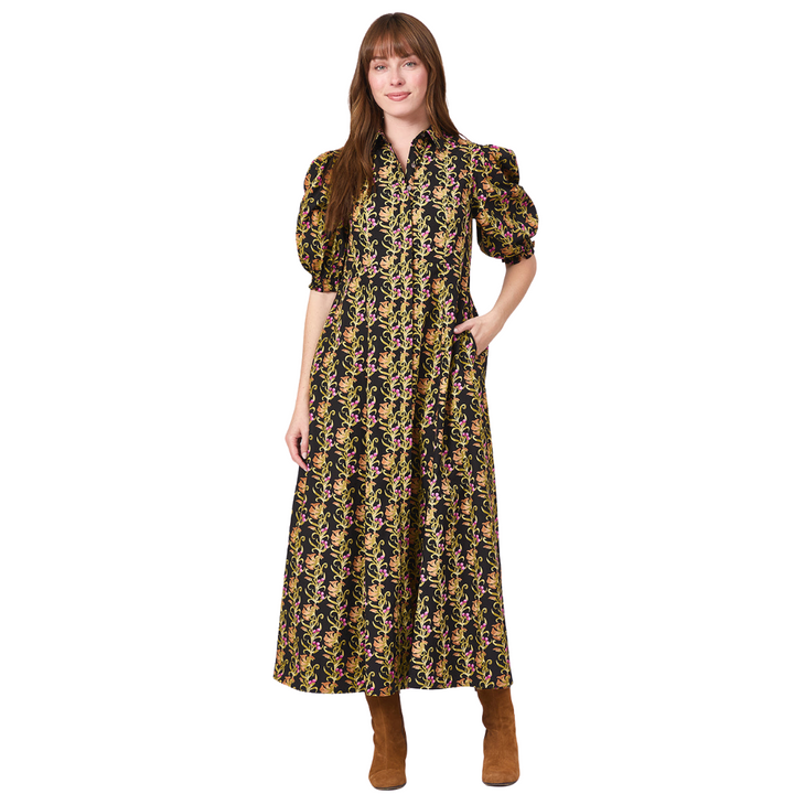 Livro Rosie Shirtdress Berrywood Scroll
