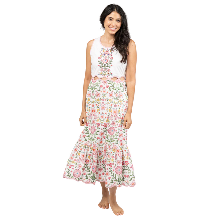Beau & Ro Lina Dress Folk Flower