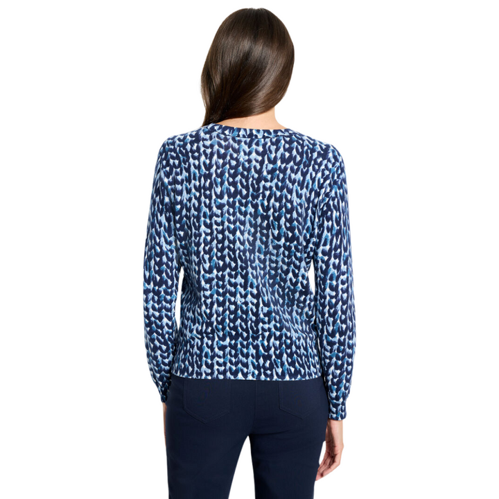 Nic + Zoe Knit Stitch Cotton Sweater