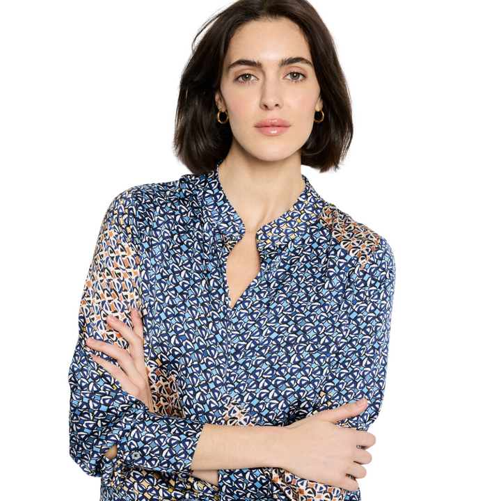 Charlie B Monogram Mix Top