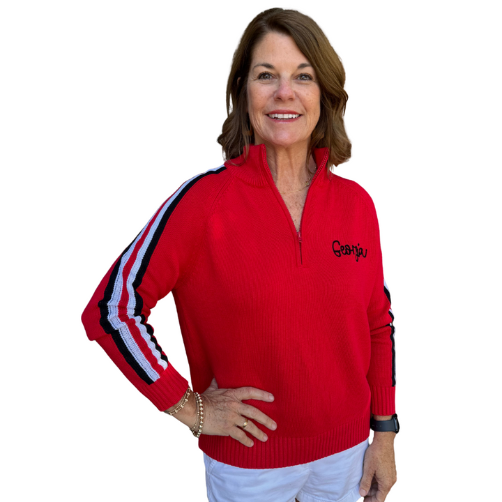 Georgia Quarter Zip Pullover