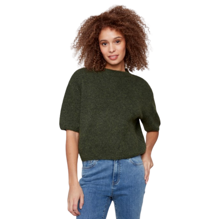 Charlie B Elbow Sleeve Balloon Sweater
